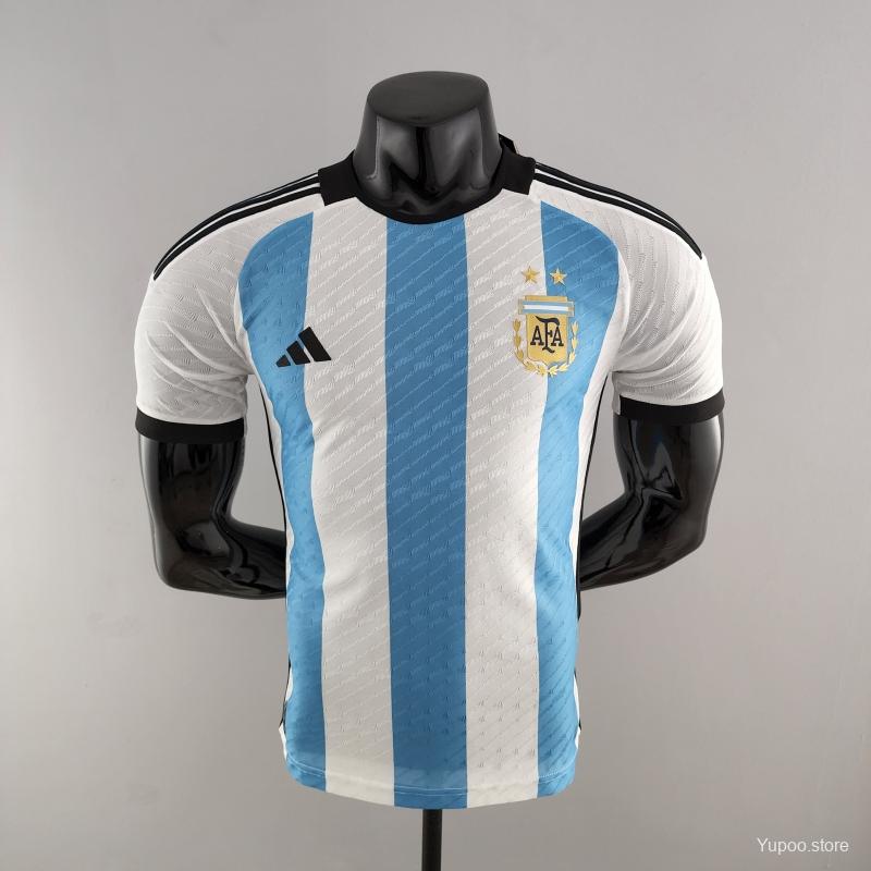 Jersey Adidas Selección Nacional de Argentina Local Mundial 2022