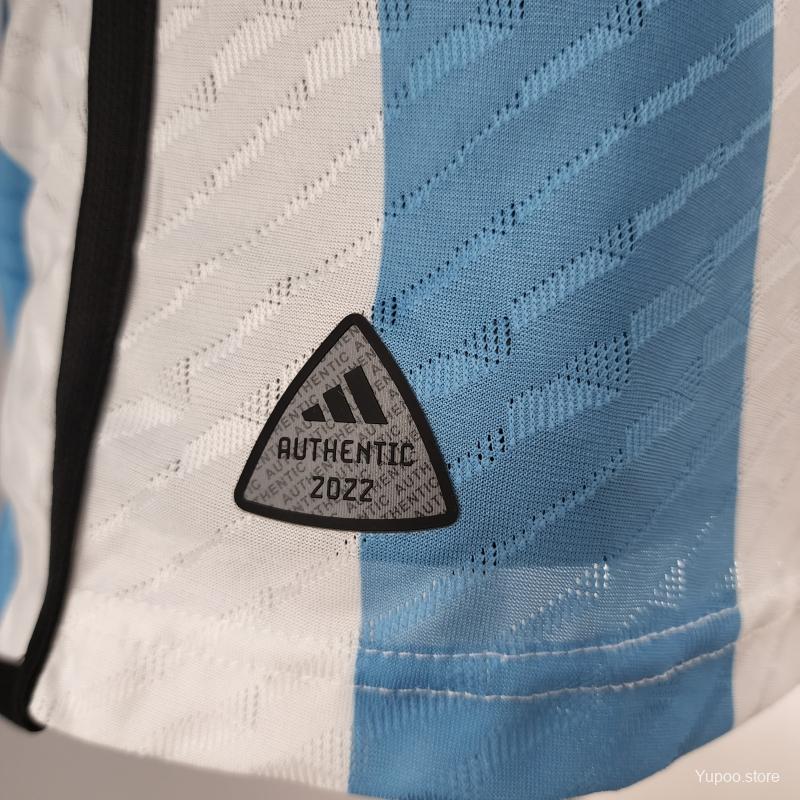 Jersey Adidas Selección Nacional de Argentina Local Mundial 2022