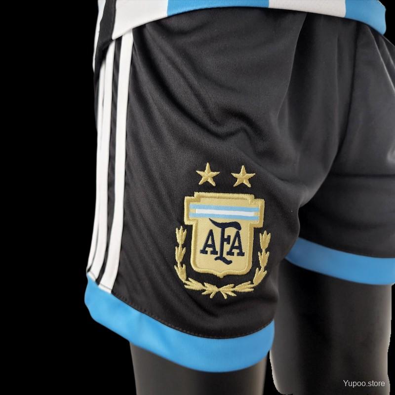 Jersey Adidas Selección Nacional de Argentina Local Niño Mundial Kit 2022